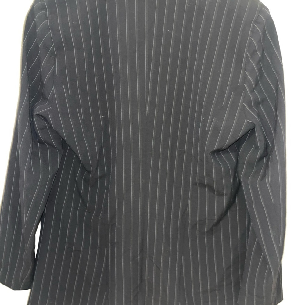 Halogen Black Pinstripe Blazer with Black Lining - Picture 4 of 4